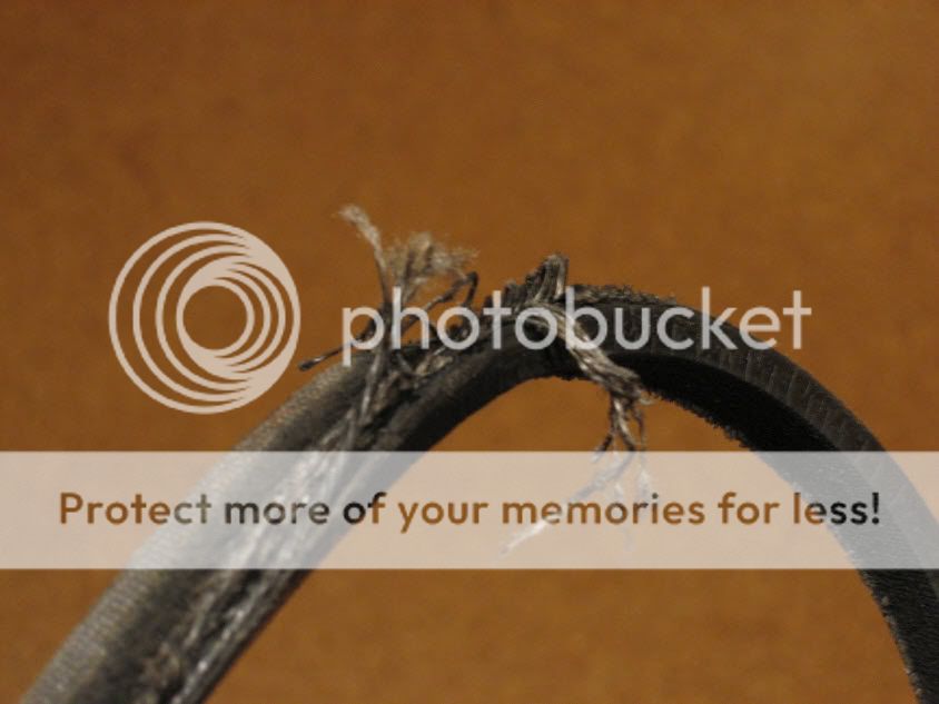 Shredded drive belt My Tractor Forum